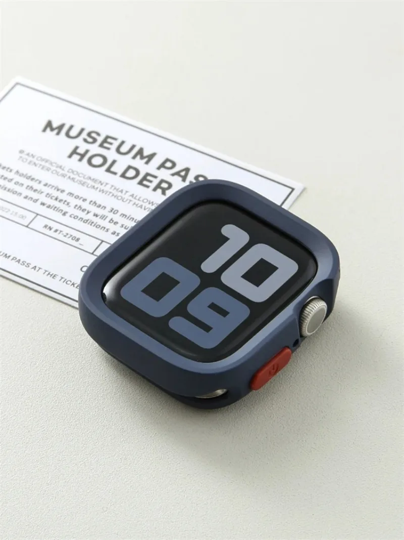 Bumper Soft Silicone Sports Watch Case – 2024 Anti-Drop Matte Cover