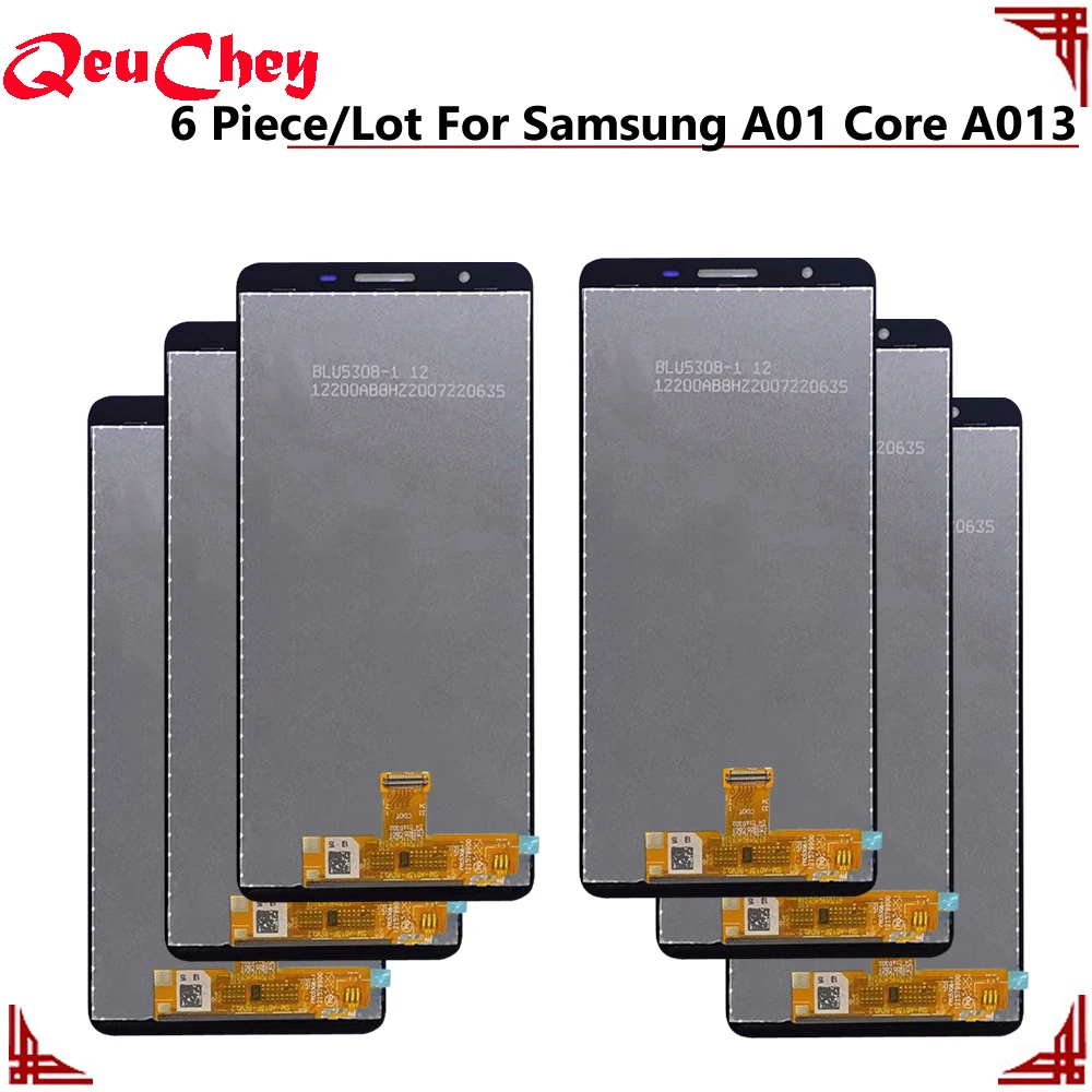 送料代引き無料 携帯電話用lcdディスプレイ Samsung Galaxy A01 Core A013 A013f A013g A013m用のオリジナルlcdタッチスクリーンデジタイザー 6個 アウトレットショップ Lp Megaestante Com Br