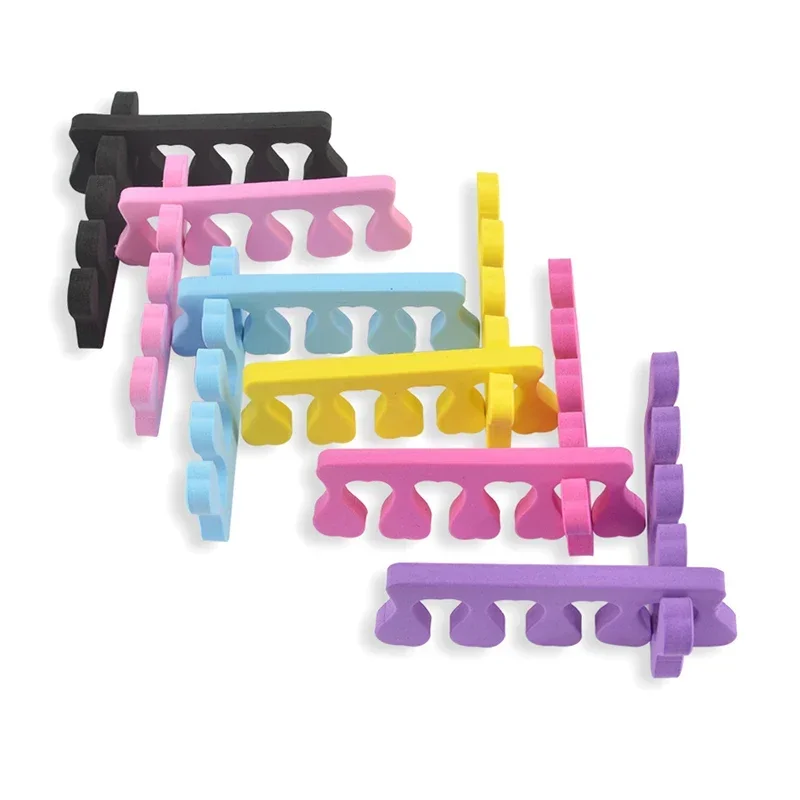 Pedicure Legs Accessories 10Pcs Nail Art Sponge Toe Separators Separator Fingers Feet Between Toes Nails Finger Design