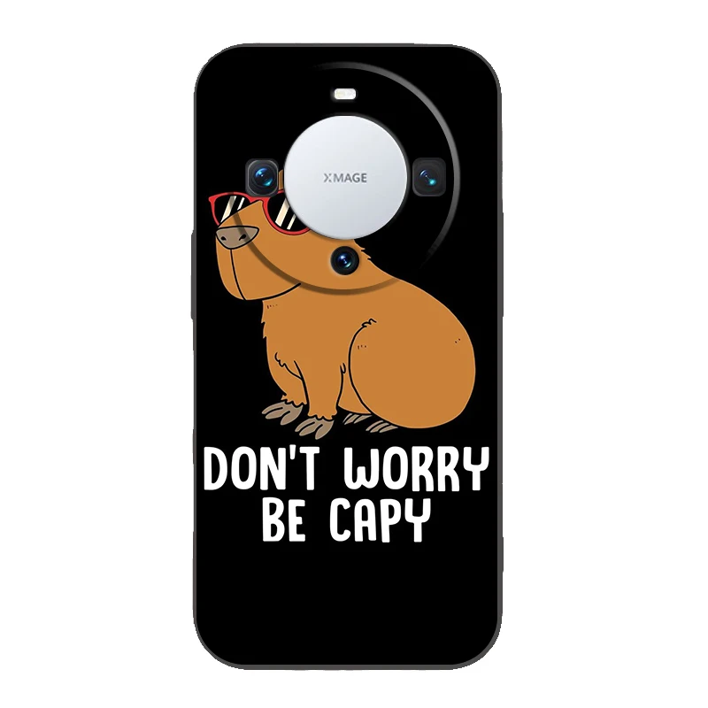 Cartoon Capybara Silicone Phone Case Cover