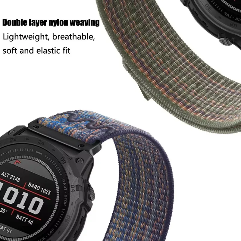 Quickfit Nylon Loop Strap - Durable and Adjustable, Available in 20, 22, and 26 mm Sizes