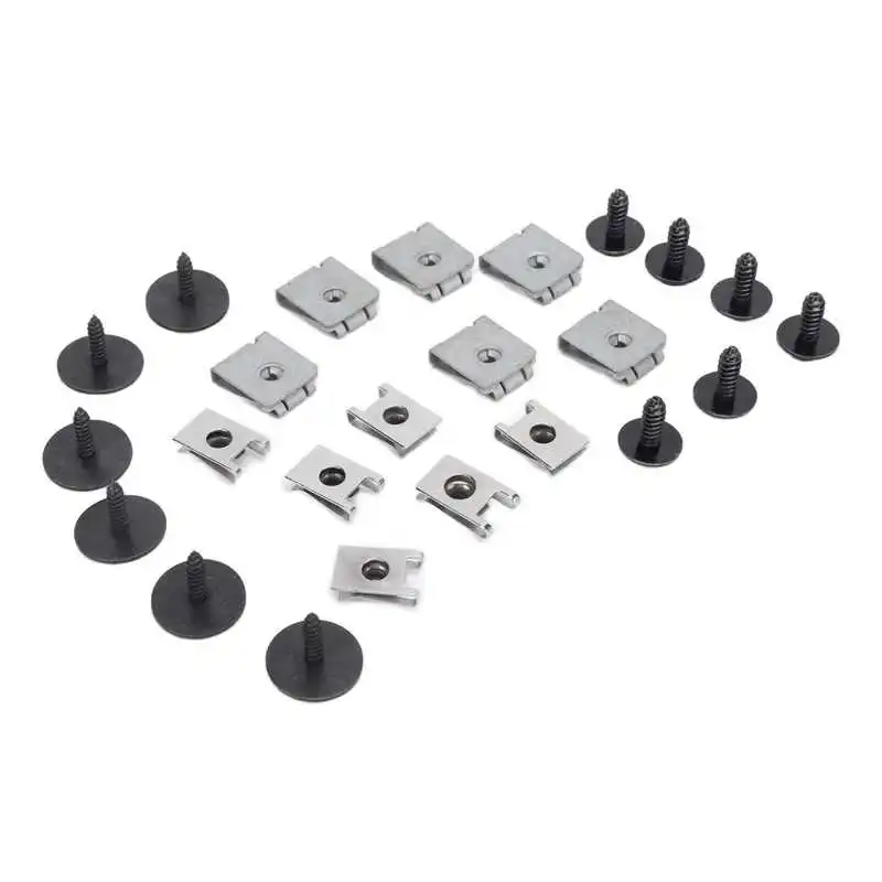 Motor Undertray Screw, 25pcs Motor Undertray Fasteners Clips Screw