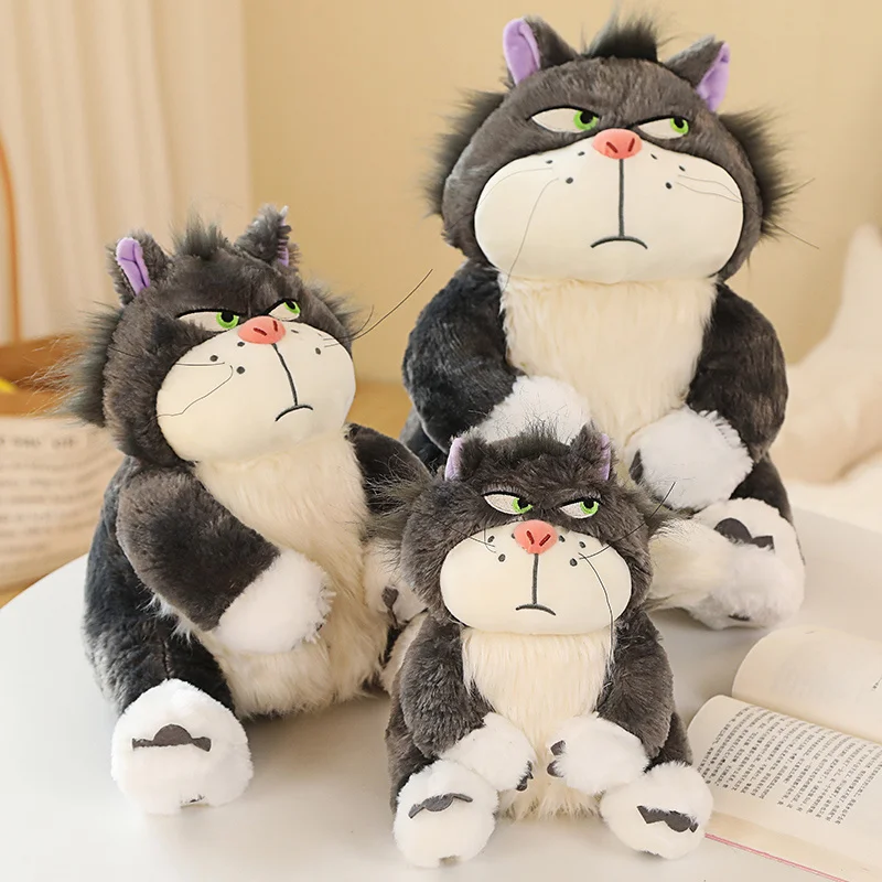 15-60cm Cute Cat Anime Kawaii Cartoon Plush Toy Stuffed Soft Black