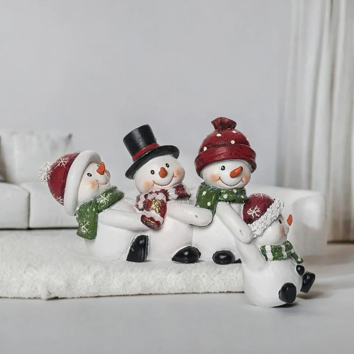 Cute Snowman Resin Decor 2