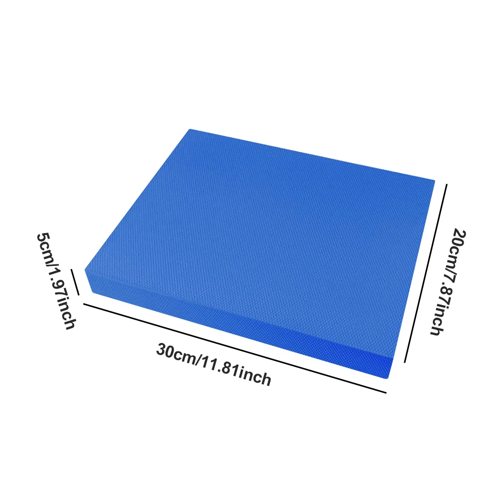 Yoga Balance Pad Anti Slip Exercise Balance Pad Thickened Fitness Balancing Foam Cushion Mat for Physical Therapy
