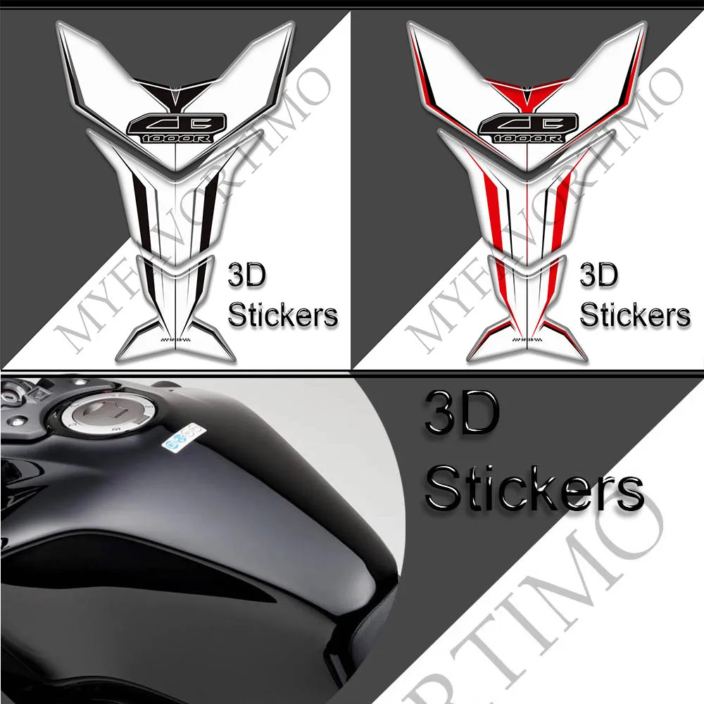 3D Stickers Motorcycle Protector Tank Pad For Honda CB1000R CB 1000R Side Grips Gas Fuel Oil Kit Knee 2018 2019 2020 2021 2022