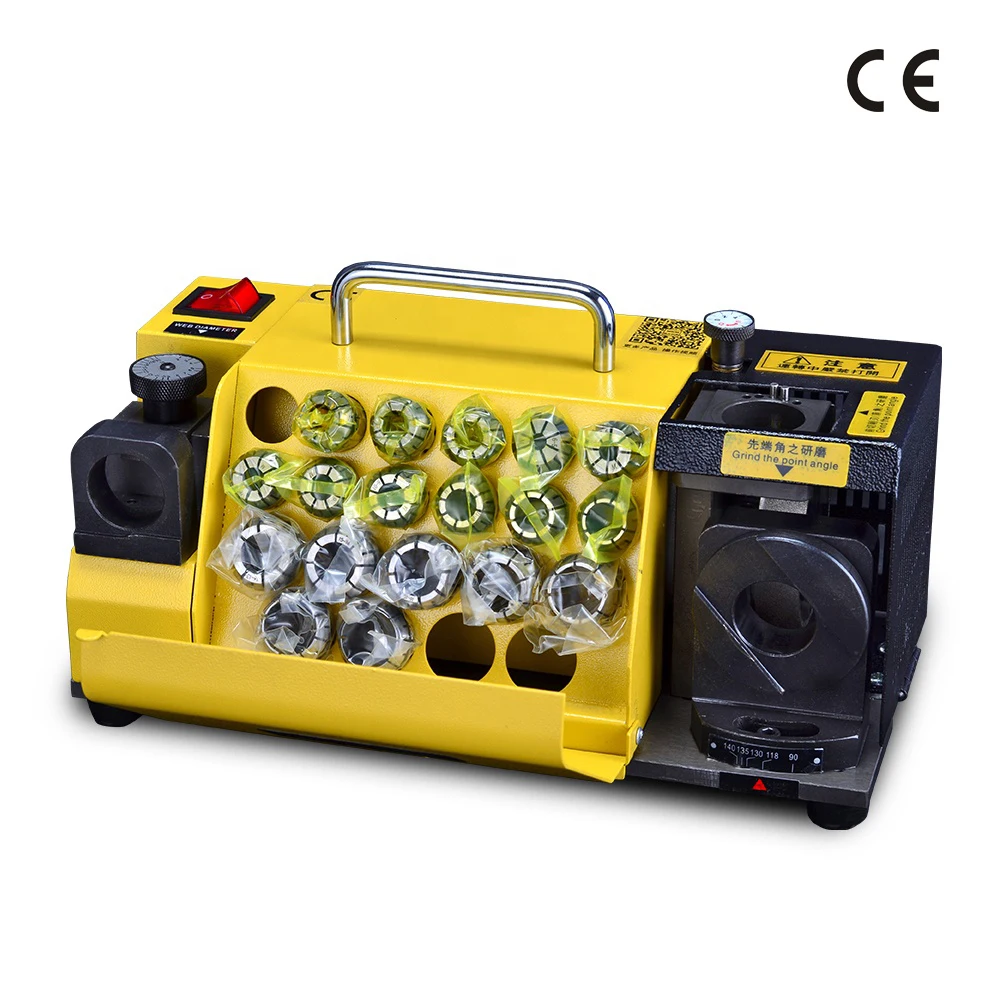 

220v /110v Drill Bit Grinder 3~20mm Drill Bits Sharpener Grinder + CBN /SDC Grinder Wheel + 18pcs Collets MR-20G