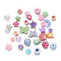 Mélange de perles intercalaires en acrylique pour filles, 780 pièces/boîte, avec perles 216.239., ensemble de perles de bricolage pour bracelet de bateau chia, kits exécutifs de bijoux 6