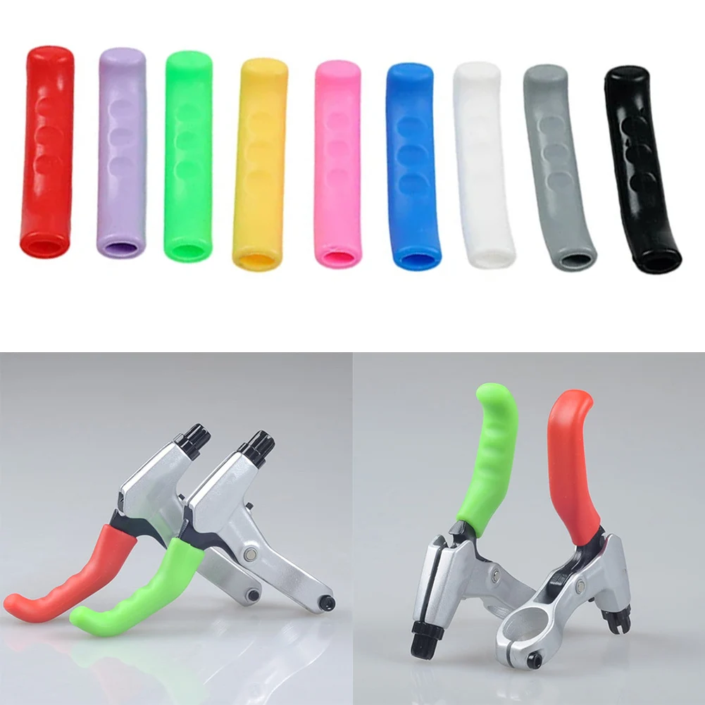 5 Pares Fundas Manetas Freno Bicicleta | Silicona Antideslizante | Universal Para Montaña Y Carretera | 5 Colores