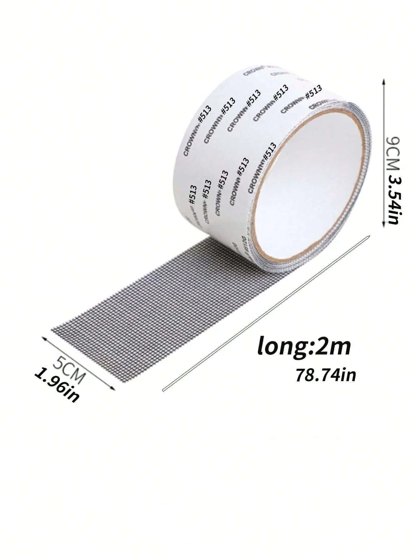 Window Screen Repair Tape 1roll Self Adhesive Anti-Insect Net Hole Reparing Patch Suitable Curtain Screen Net Repair