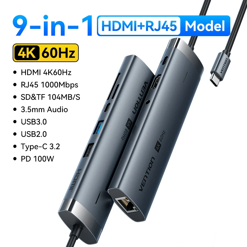 9-in-1 HDMI 4K60Hz