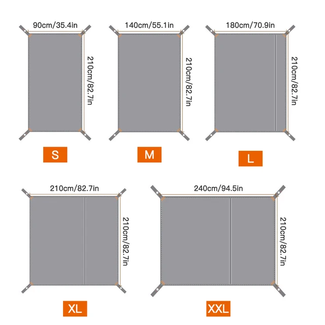 Waterproof Multifunctional Camping Tarp & Picnic Mat 5