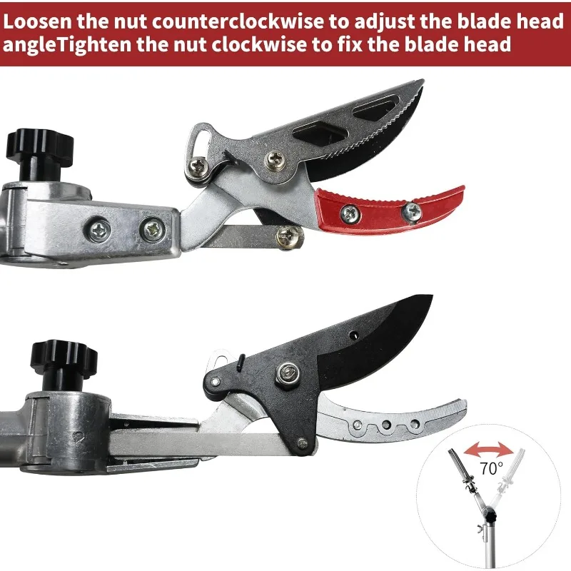 Aluminum Extendable Tree Pruner, 3.67-5.45 FT 4