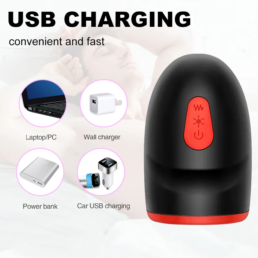 Masturbator Cup For Men Oral Glans Massage And Delay Trainer_voghion.com