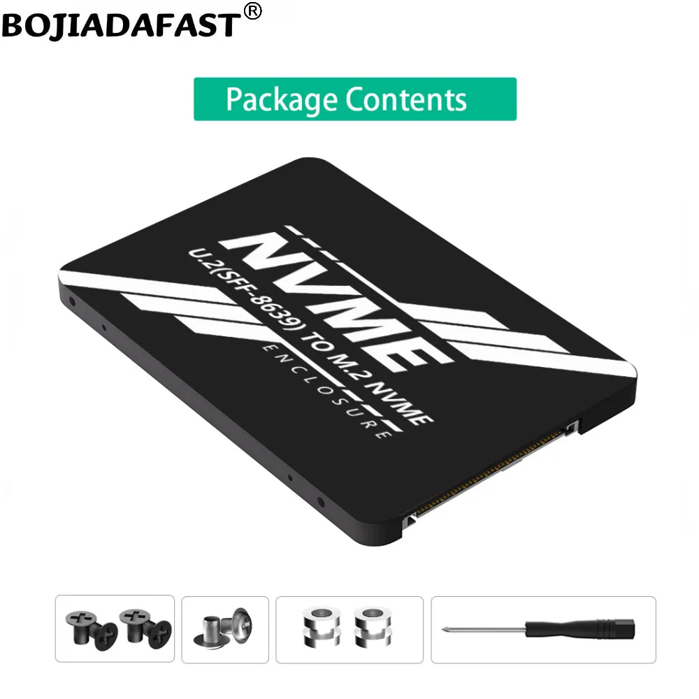 U.2 U2 SFF-8639 Ŀ, NGFF M.2 Key-M Key B + M M2 PCI-E X4 NVME SSD  , ˷̴ Ŭ ̽