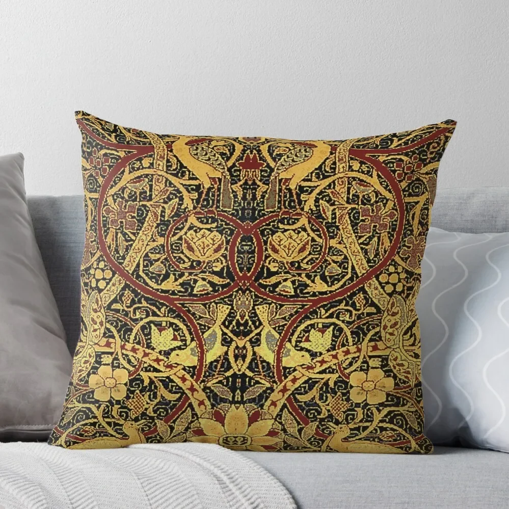 

William Morris Bullerswood Vintage Floral Pattern Throw Pillow christmas decorations 2024 Room decorating items