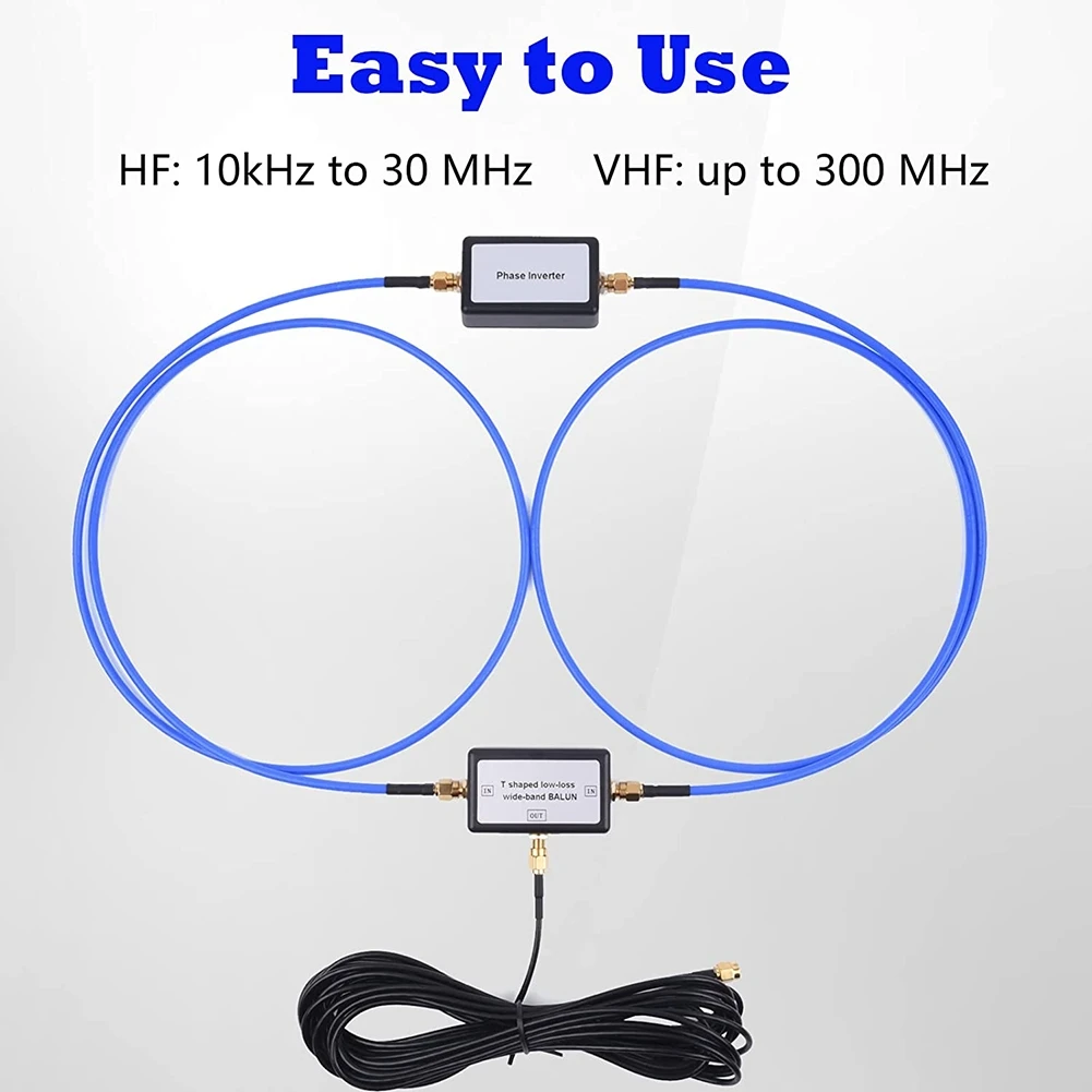 

YouLoop Electromagnetic Antenna Portable and Powerful Antenna for HF and VHF Easy to Use for Outdoor Activities