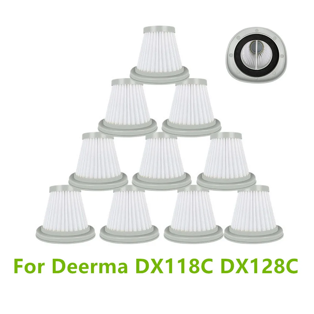 

10 шт., сменные фильтры для пылесоса Deerma DX118C DX128C