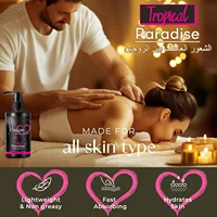 Huile de massage Paradise aux vitamines et minéraux - Nourrit et hydrate, huile de massage pour le corps, idéale pour les massages en couple, 200 ml 2