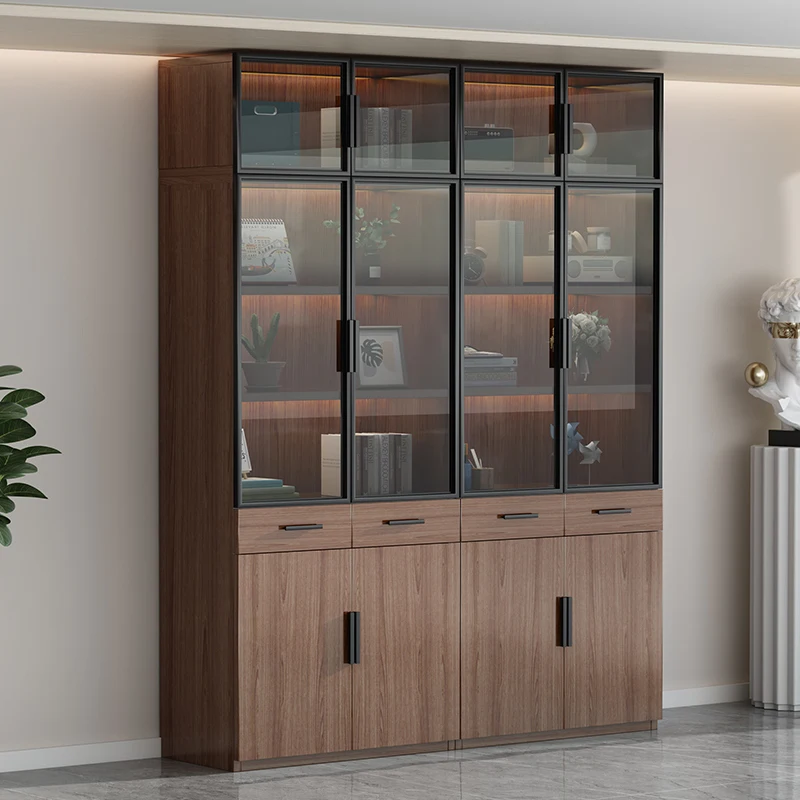 Luxury Showcase Home Bar Cabinet Living Room Shelf Modern Coffee Display Cabinet Storage Witryna Szafka Szklana Bar Furniture