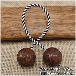 Rosewood Baole Beads Begleri Hand Play Decompression Artifact Finger Yo-Yo Educational Exercise