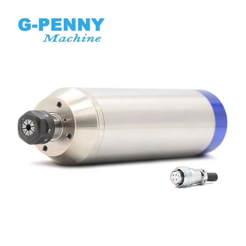 

2.2KW ER20 Metal Working Bullet Type 2/4pole Water Cooled Cnc Spindle Motor