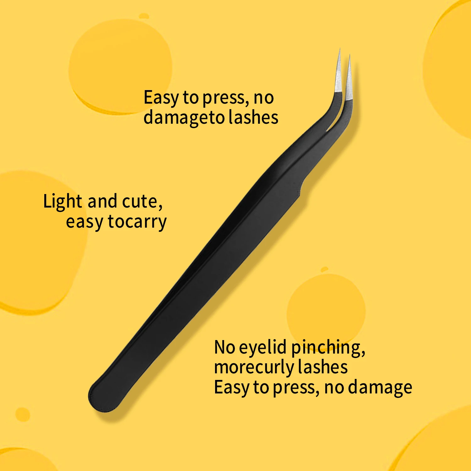 Eyelash Extensions Self Adhesive Lash Clusters Eyelashes Set No Glue Needed Press-on Lashes 8-16mm Individual Lash Extension Kit with Tweezers