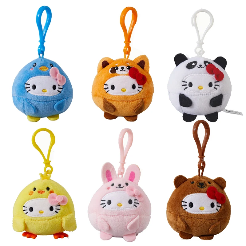 10 см Мультяшные мягкие игрушки Kt Cat Плюшевая Игрушка Аниме Kawaii милый мягкий