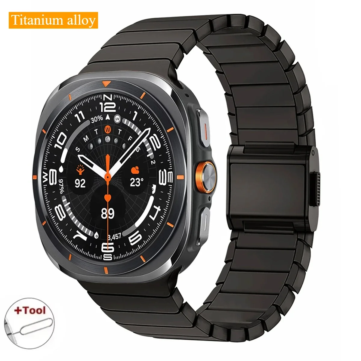 Men's Titanium Luxury Business Bracelet - Magnetic Watch Strap