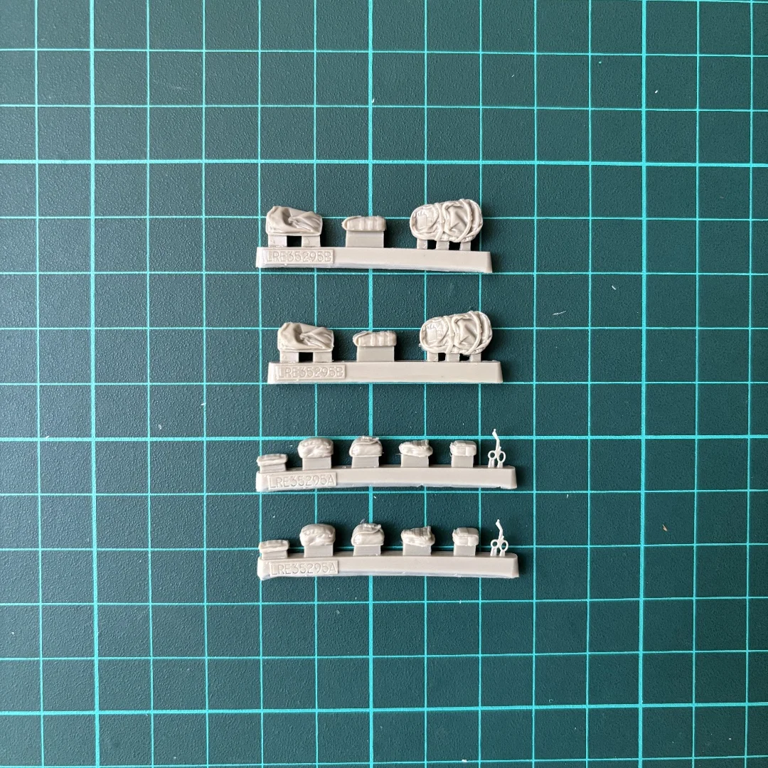 1/35 수지 도색되지 않은 모델 키트, 미 특수 부대/해군 해병대/SEAL 팀 소형 가방 및 배낭, 조립되지 않은 도색되지 않은 GK