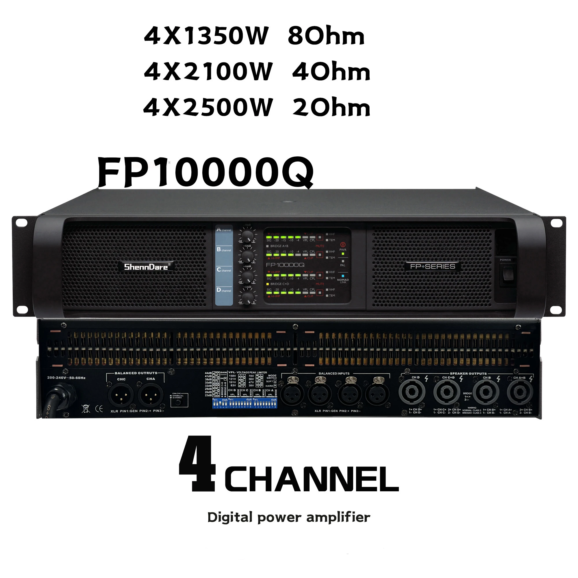 【美品】CPX4100 パワーアンプ 4チャンネル CPX4100 パワーアンプ 4チャンネル CPX4100 パワーアンプ 4チャンネル