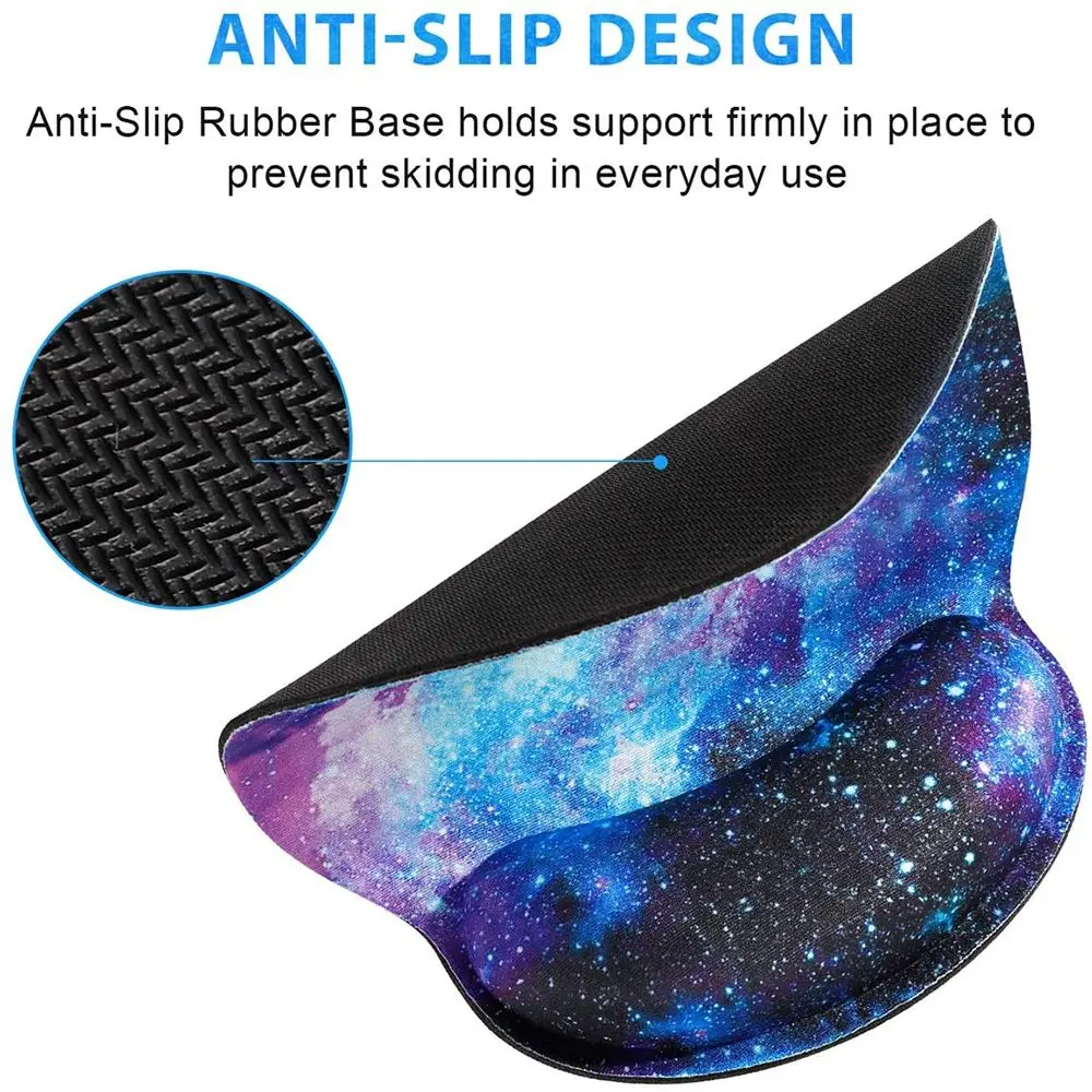 Ergonomic Silicone Wrist Rest Mouse Pad - Non-Slip Comfort for Gaming and Office Use
