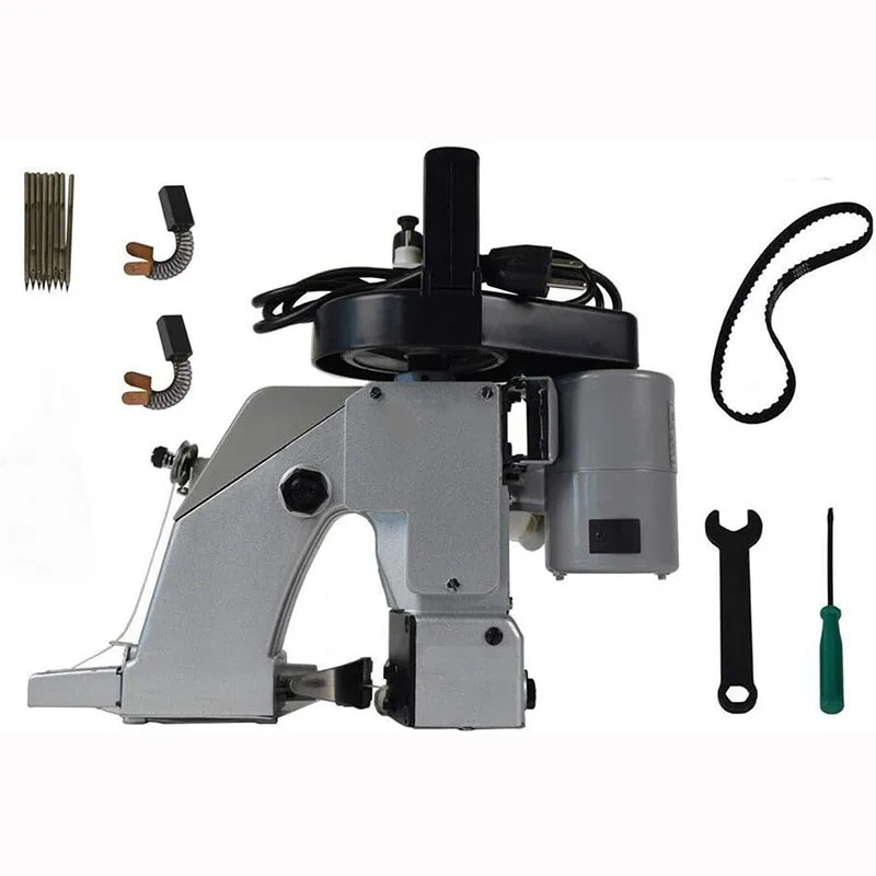 90W Portable Bag Closer Machine Electric Sewing Machine Manual Woven Bag Stitcher For Woven Sack Packing Sealing