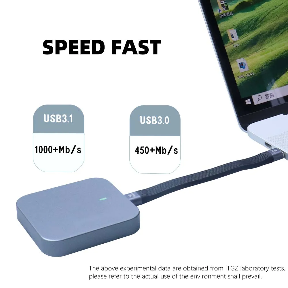 알루미늄 합금 M.2 NVMe SSD 인클로저 케이스, 마그네틱 10Gbps USB3.2 Gen 2 HDD 박스 지지대, Win10, IOS, M 키 2230 SSD