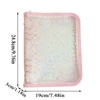 A5 Zipper Binder Photocard Holder Laser Star Korean Idol Photo Album DIY Journal Dairy Picture Collect Book School Stationery 4