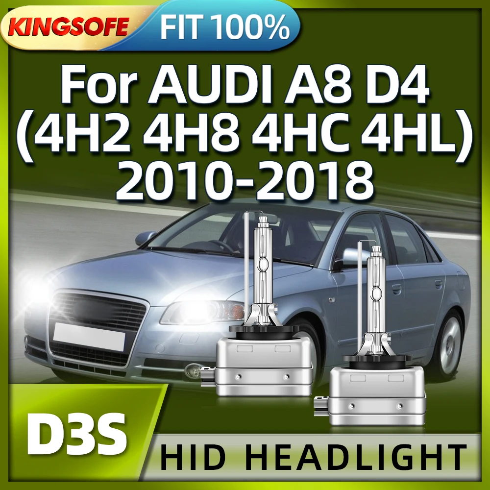 

Roadsun 35W D3S Xenon HID 6000K Car Headlight Bulbs For AUDI A8 D4 4H2 4H8 4HC 4HL 2010 2011 2012 2013 2014 2015 2016 2017 2018