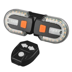 Wireless LED Bike Turn Signal Taillight - USB Rechargeable Rear Light (13291)