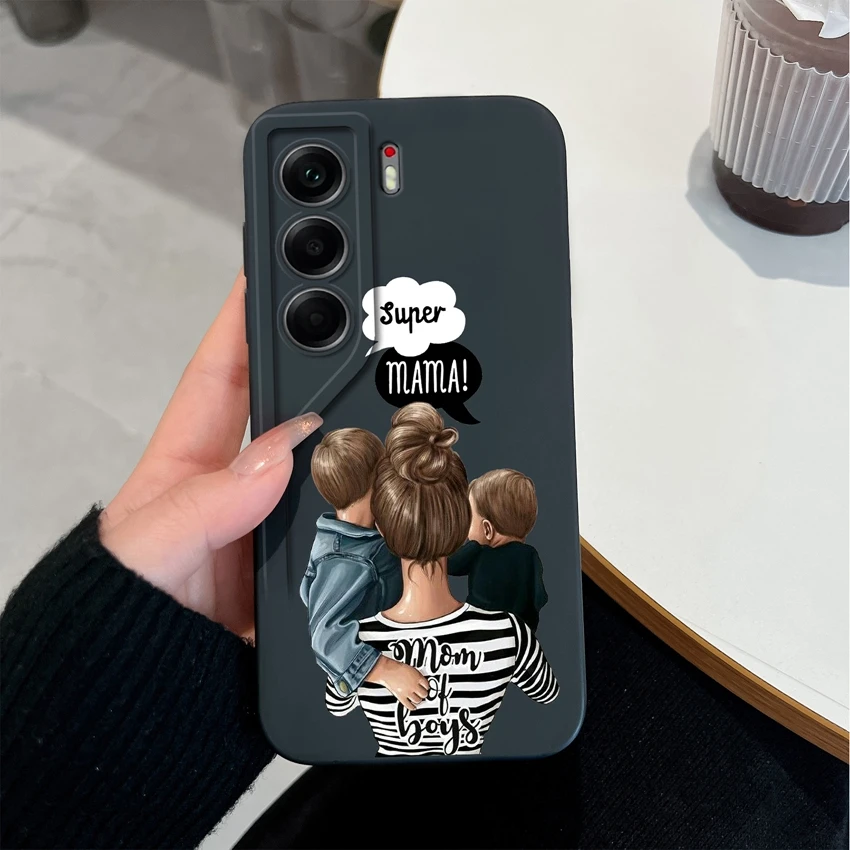 Premier Luxury Floral Patterns Liquid Silicone Scratch Resistant Phone Case
