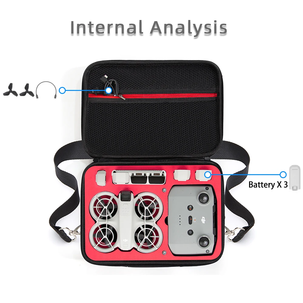 Portable Carrying Case For DJI Neo Storage Bag for DJI RC-N3 Controller Handbag Travel Box Drone Accessories