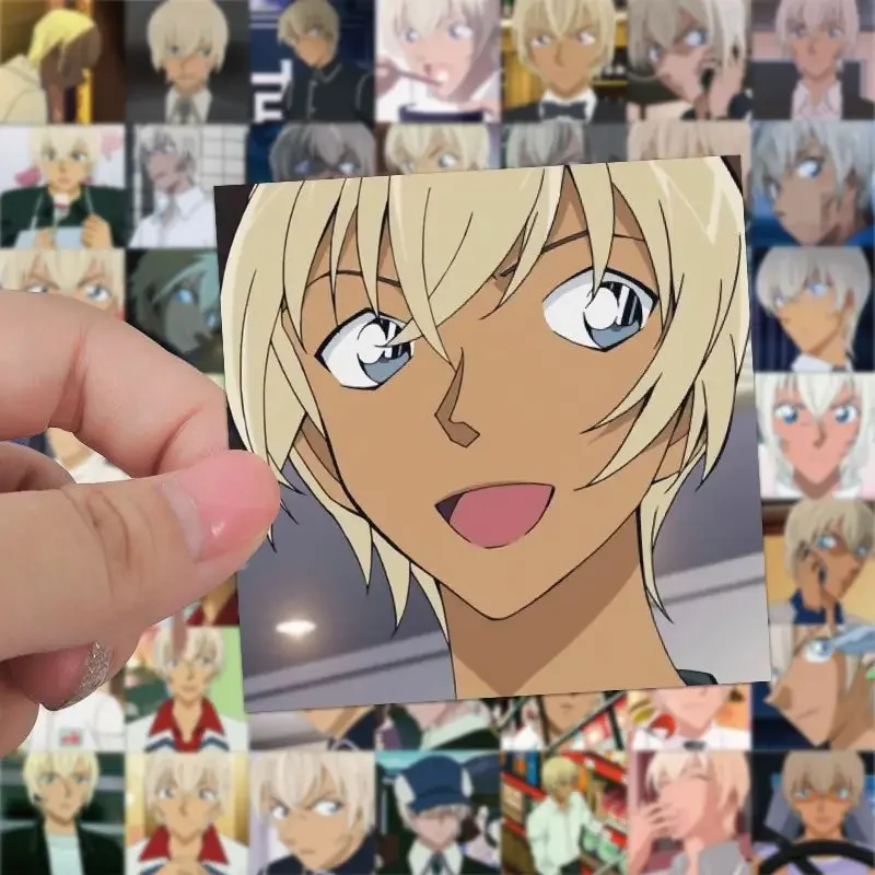 Furuya Rei Sticker Anime Detective Conan Stickers Children Stationery Student Decorative Waterproof Stickers Jewelry