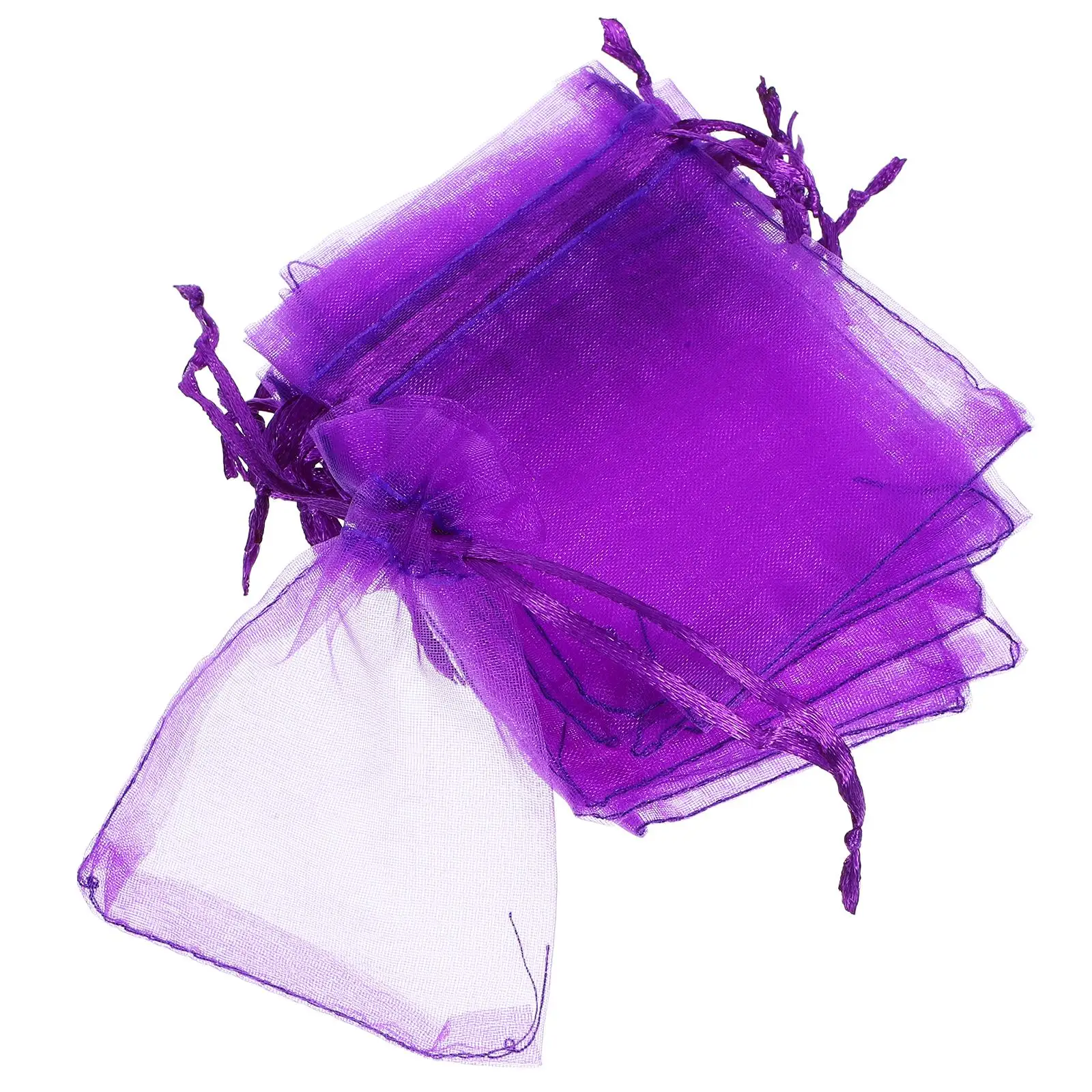100 Pcs Lavender Bags Empty Decorative Sachet for Storage Gifts Wedding birthdays beads necklaces earrings stones