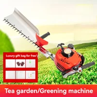 Two-Stroke Gasoline Double-Blade Light Hedge Trimmer Tea Tree Trimmer Backpack Garden Thick Branch Trimmer Electric Tools 68CC 2