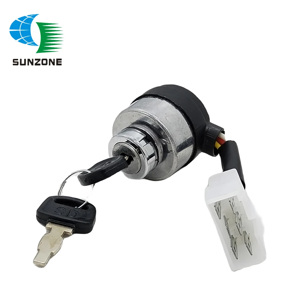 5-8KW-188F-190F-Four-Wire-Six-Wire-Electric-Door-Lock-Ignition-Key ...