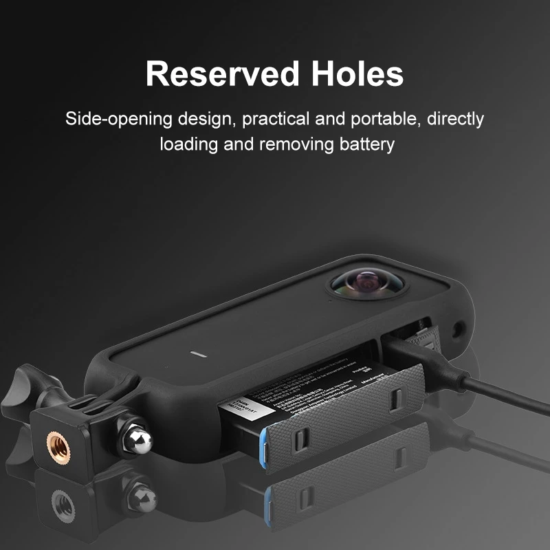 PULUZ PC Protective Frame For Insta360 ONE X2 with Adapter Mount & Screw