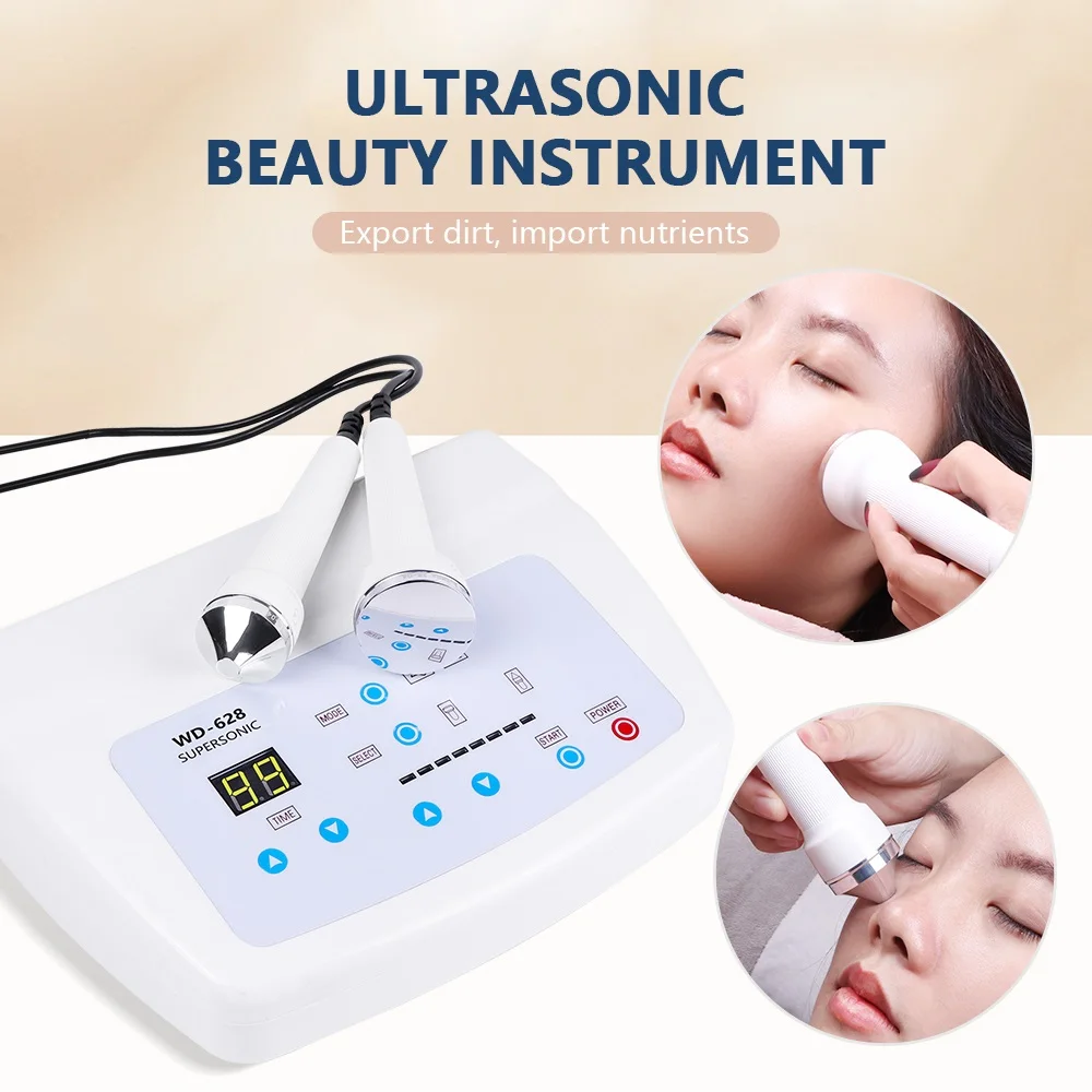 Ultrasonic Facial Machine Whitening Freckle Removal Ultrasound High Frequency Anti Aging Skin Care Beauty Facial Device ﻿