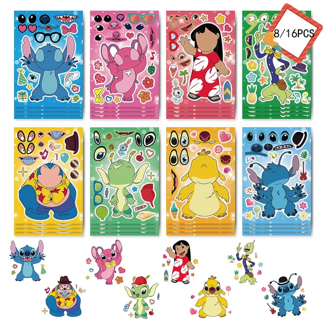 Pegatinas de Lilo & Stitch para portátil y monopatín, calcomanías