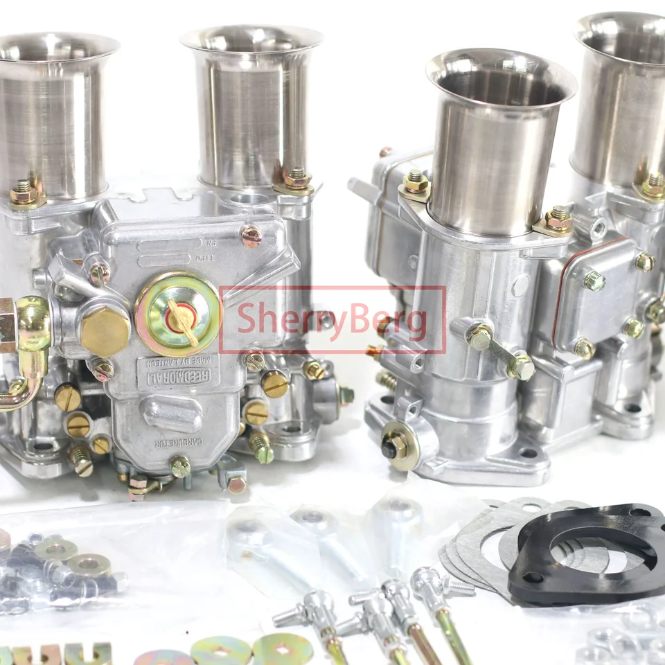 SherryBerg Carb 키트, 오스틴 힐리 3000 100/6 트리플 기화기, 웨버 EMPI 델로토 카브레타 변환, 40 DCOE