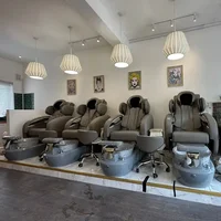 ETL Two Side Armrest Sliding With Fixed Remote Control  Luxury Spa Pedicure-Chair 1