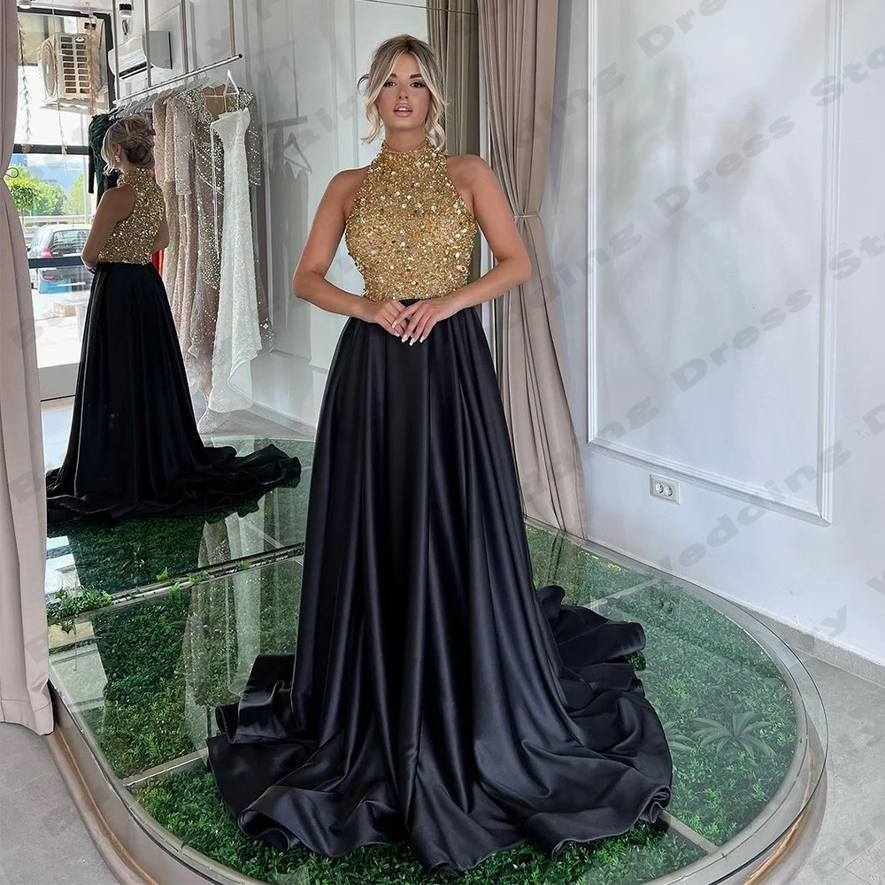 

Длинные вечерние платья для женщин, элегантные женские платья с открытыми плечами без рукавов, в стиле принцессы, платья для выпускного вечера
