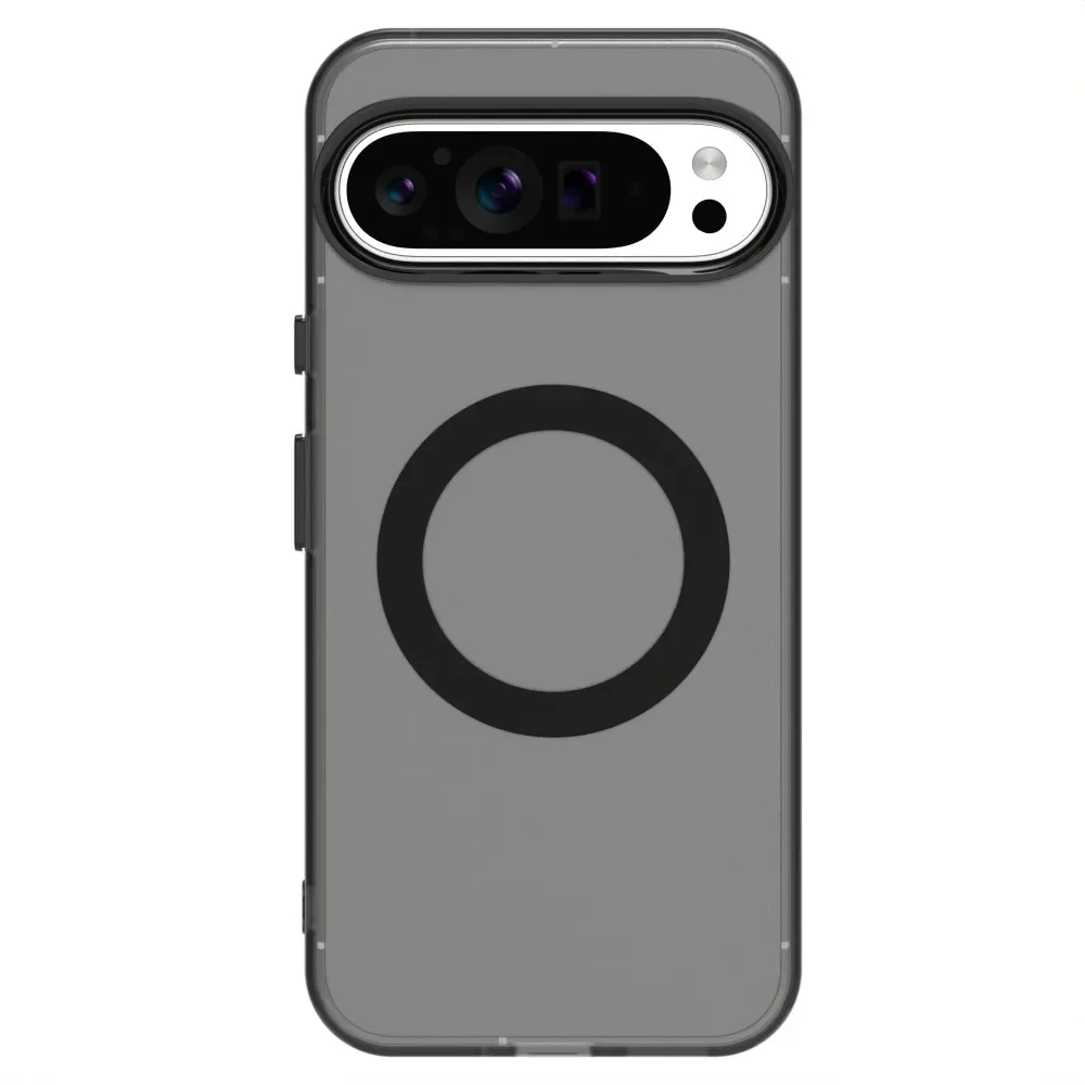 Matte Clear Magnetic Wireless Charging Shockproof Candy Color Case